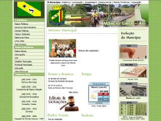 Thumbnail do site Prefeitura Municipal de Mncio Lima