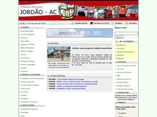 Thumbnail do site Prefeitura Municipal de Jordo