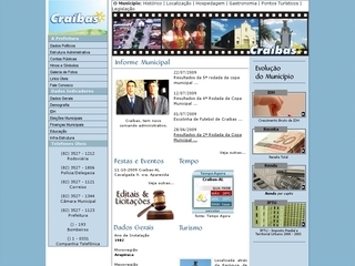 Thumbnail do site Prefeitura Municipal de Crabas