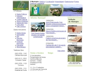 Thumbnail do site Prefeitura Municipal de Feliz Deserto