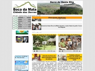 Thumbnail do site Prefeitura Municipal de Boca da Mata