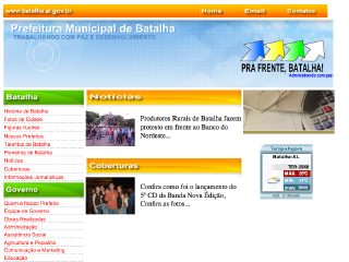 Thumbnail do site Prefeitura Municipal de Batalha