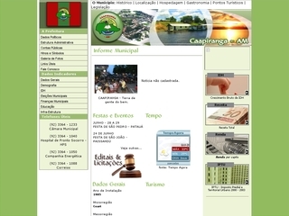 Thumbnail do site Prefeitura Municipal de Caapiranga