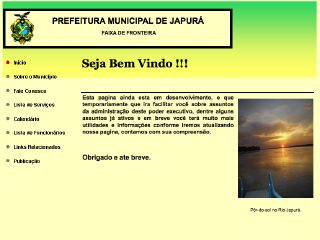 Thumbnail do site Prefeitura Municipal de Japur