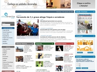Thumbnail do site Jornal de Brasília