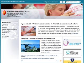 Thumbnail do site Embaixada da Finlndia no Brasil