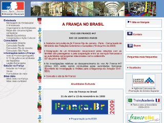 Thumbnail do site Embaixada da Frana no Brasil