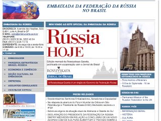 Thumbnail do site Embaixada da Rssia no Brasil