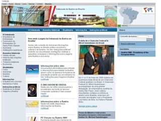 Thumbnail do site Embaixada da ustria no Brasil