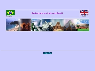 Thumbnail do site Embaixada da Índia no Brasil