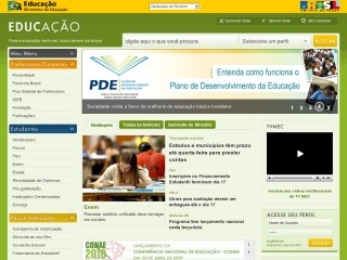 Thumbnail do site Ministrio da Educao