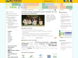 Thumbnail do site Ministrio do Meio Ambiente