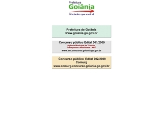 Thumbnail do site Prefeitura Municipal de Goiânia