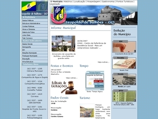 Thumbnail do site Prefeitura Municipal de Leopoldo de Bulhões
