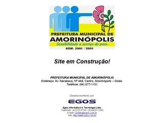 Thumbnail do site Prefeitura Municipal de Amorinpolis