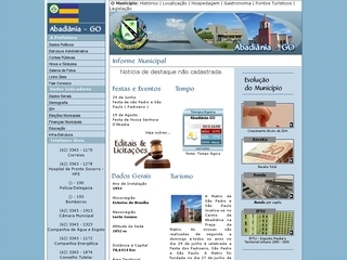 Thumbnail do site Prefeitura Municipal de Abadiânia