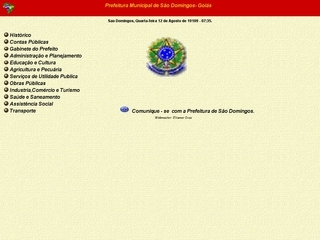 Thumbnail do site Prefeitura Municipal de So Domingos