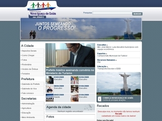 Thumbnail do site Prefeitura Municipal de Nova Iguau de Gois