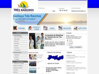 Thumbnail do site Prefeitura Municipal de Trs Ranchos