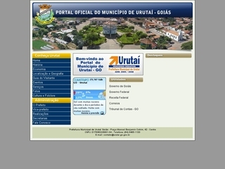 Thumbnail do site Prefeitura Municipal de Uruta