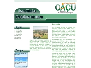 Thumbnail do site Prefeitura Municipal de Cau