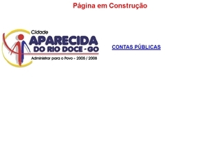 Thumbnail do site Prefeitura Municipal de Aparecida do Rio Doce