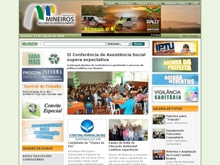 Thumbnail do site Prefeitura Municipal de Mineiros