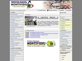 Thumbnail do site Prefeitura Municipal de Montividiu