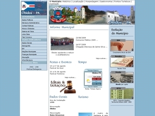 Thumbnail do site Prefeitura Municipal de Obidos