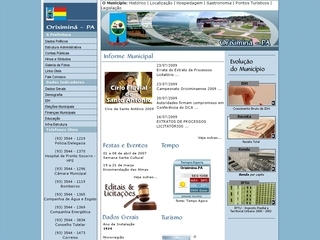 Thumbnail do site Prefeitura Municipal de Oriximiná