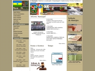 Thumbnail do site Prefeitura Municipal de Placas