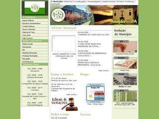 Thumbnail do site Prefeitura Municipal de Anajás