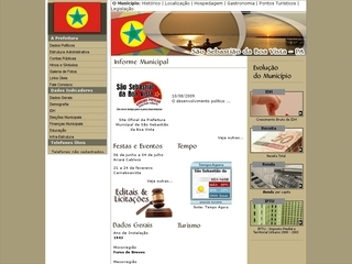 Thumbnail do site Prefeitura Municipal de São Sebastião da Boa Vista