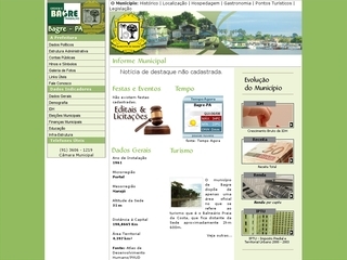 Thumbnail do site Prefeitura Municipal de Bagre