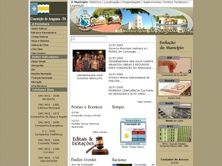 Thumbnail do site Prefeitura Municipal de Conceio do Araguaia