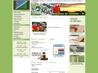 Thumbnail do site Prefeitura Municipal de Bom Jesus do Tocantins