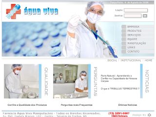 Thumbnail do site Farmácia Agua-viva