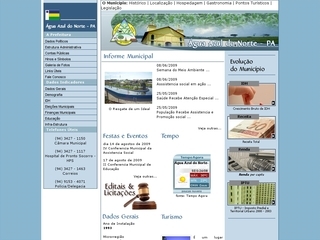 Thumbnail do site Prefeitura Municipal de gua Azul do Norte