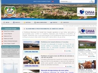 Thumbnail do site Prefeitura Municipal de Cana dos Carajs