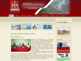 Thumbnail do site Prefeitura Municipal de Parauapebas
