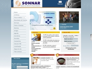 Thumbnail do site Sonnar :: Centro de medicina especializada