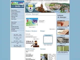 Thumbnail do site Prefeitura Municipal de Corts