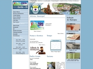 Thumbnail do site Prefeitura Municipal de Cortês