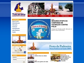 Thumbnail do site Prefeitura Municipal de Tacaratu