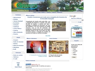 Thumbnail do site Prefeitura Municipal de Granito