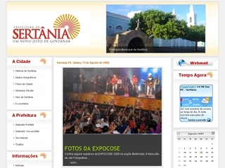 Thumbnail do site Prefeitura Municipal de Sertnia