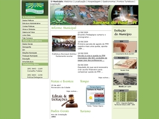 Thumbnail do site Prefeitura Municipal de Santana do Piau,