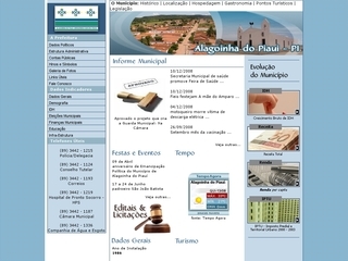 Thumbnail do site Prefeitura Municipal de Alagoinha do Piau
