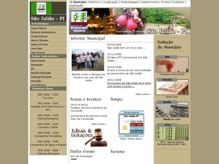 Thumbnail do site Prefeitura Municipal de So Julio