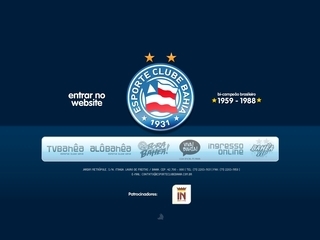 Thumbnail do site Esporte Club Bahia